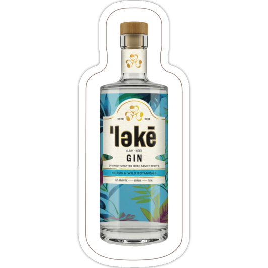 Gin Bottle Sticker